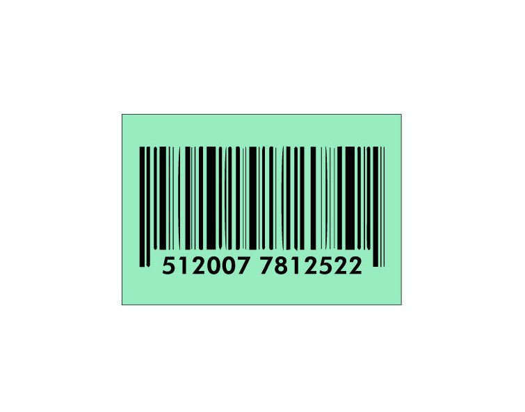 can a barcode be white illustration