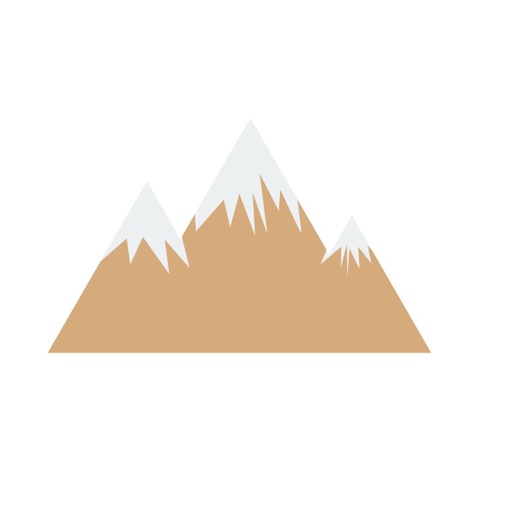 Illustration of a mountain 