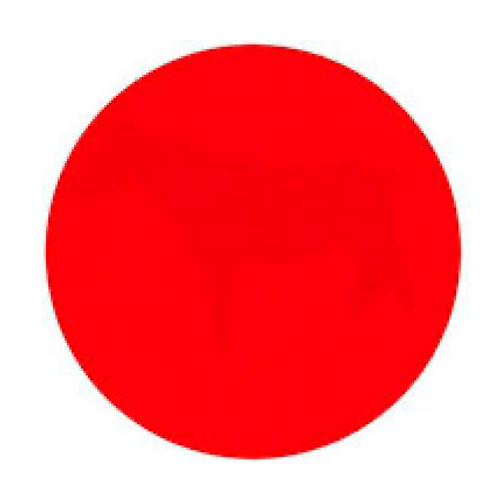 A red circle in raster format 